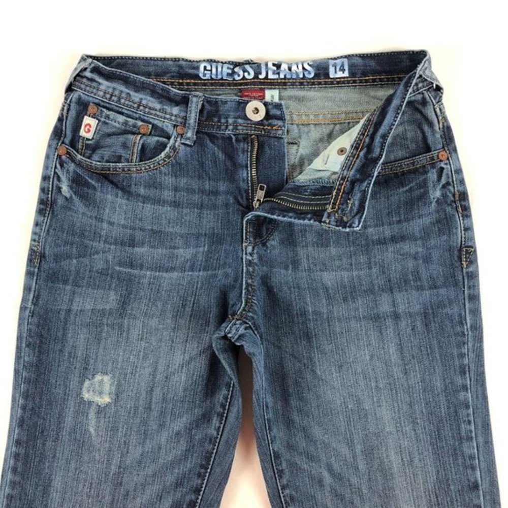 Guess Brit Rocker Boys Narrow Leg jean size 14 - Picture 5 of 10